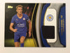 ANDY KING - LEICESTER CITY - TOPPS PREMIER GOLD 2015 - FOOTBALL FIBER CARD RELIC