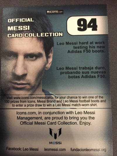 094. OFFICIAL MESSI CARD COLLECTION