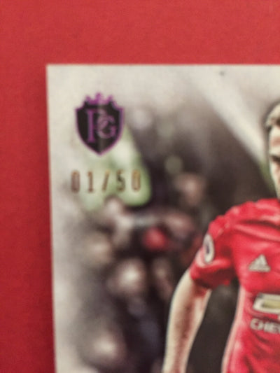 FF-JMA. JUAN MATA - MANCHESTER UNITED - TOPPS PREMIER GOLD 2016 - "PLAYER WORN MEMORABILIA"#50