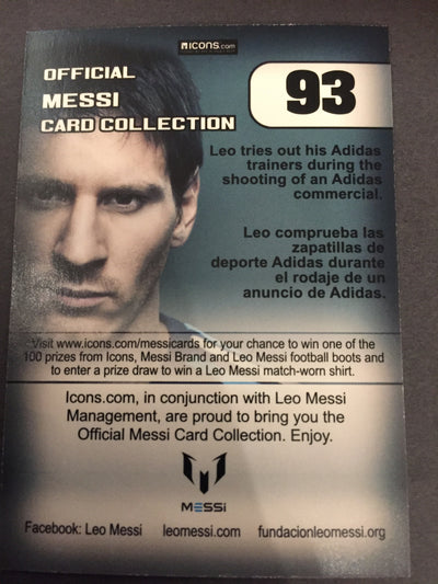 093. OFFICIAL MESSI CARD COLLECTION