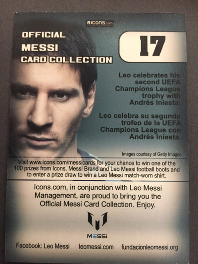 017. OFFICIAL MESSI CARD COLLECTION