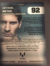 092. OFFICIAL MESSI CARD COLLECTION