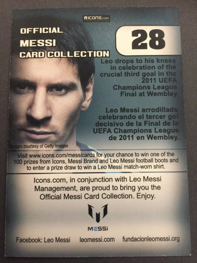 028. OFFICIAL MESSI CARD COLLECTION