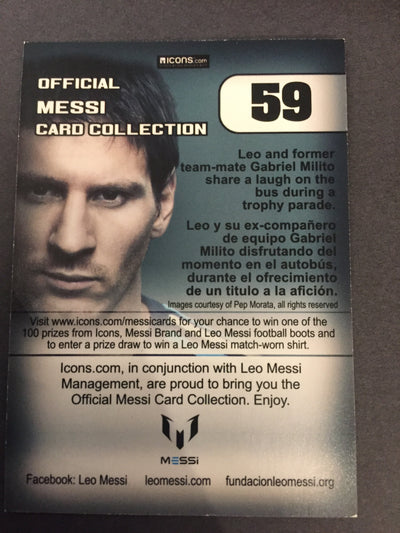 059. OFFICIAL MESSI CARD COLLECTION