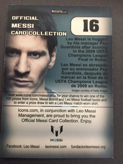 016. OFFICIAL MESSI CARD COLLECTION