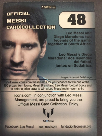 048. OFFICIAL MESSI CARD COLLECTION