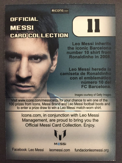 011. OFFICIAL MESSI CARD COLLECTION