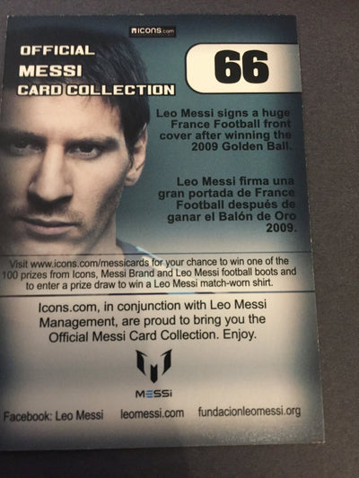 066. OFFICIAL MESSI CARD COLLECTION