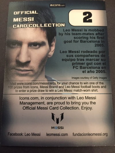 002. OFFICIAL MESSI CARD COLLECTION