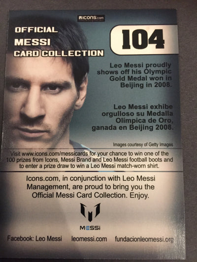 104. OFFICIAL MESSI CARD COLLECTION
