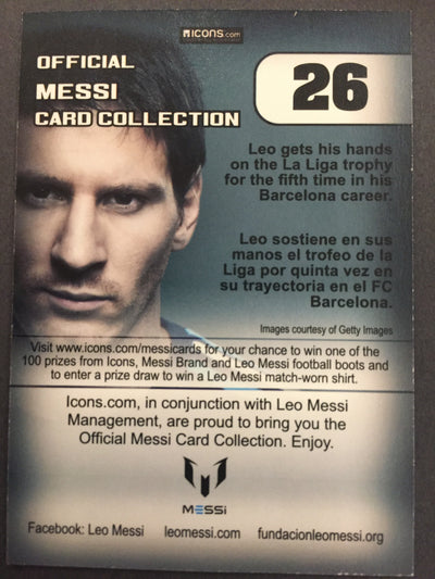 026. OFFICIAL MESSI CARD COLLECTION