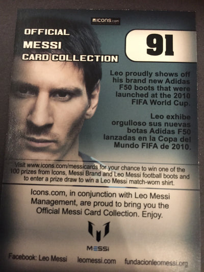 091. OFFICIAL MESSI CARD COLLECTION