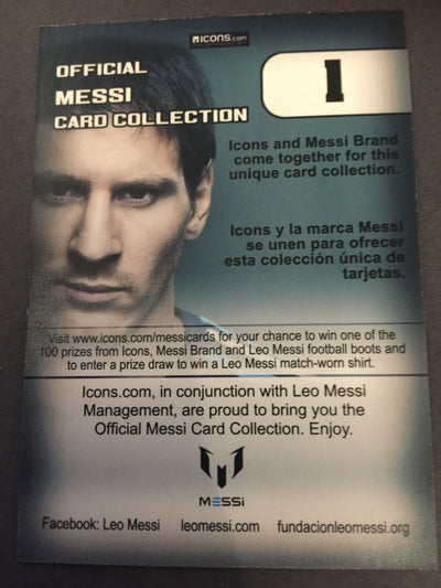 001. OFFICIAL MESSI CARD COLLECTION