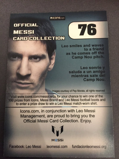 076. OFFICIAL MESSI CARD COLLECTION