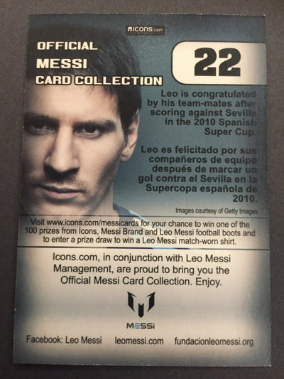 022. OFFICIAL MESSI CARD COLLECTION