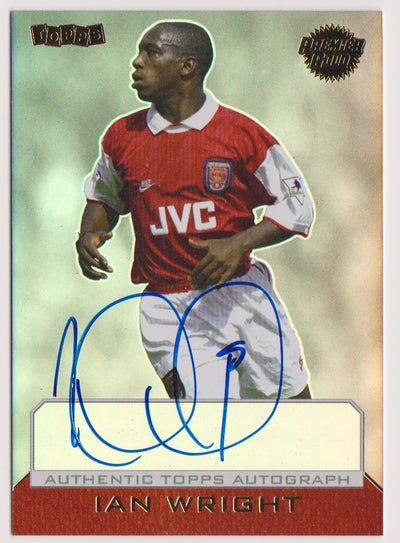 IAN WRIGHT - ARSENAL - TOPPS PREMIER GOLD "ON CARD SIGNED" - #221