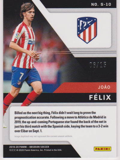 2020 - SUPERNOVA - S-10. JOAO FELIX - ATLETICO MADRID #15 - ROOKIE CARD #15