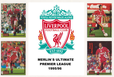 000. LIVERPOOL - KOMPLETT SETT MERLIN`S ULTIMATE 1995/96