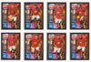 000.MANCHESTER UNITED - KOMPLETT SETT MED TOPPS MATCH ATTAX EUROPA LEAGUE 2019/20 - UK EDITION