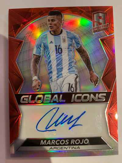 MARCOS ROJO - ARGENTINA - PANINI SPECTRA 2016 - GLOBAL ICONS #65