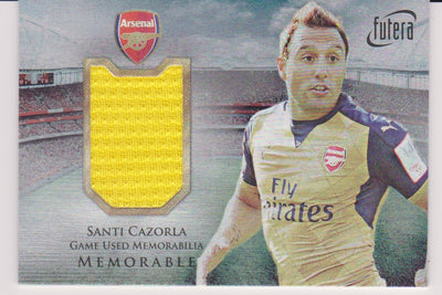 000. MEM 03. SANTI CAZORLA - FUTERA 2016 MEMORABLE - "GAME USED MEMORABILIA" #49