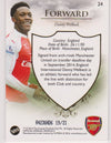 000. SILVER 024. DANNY WELLBECK - ARSENAL - FUTERA 2016 "CLUB BASE" SILVER #21